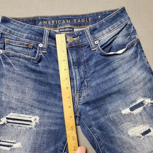Abercrombie & Fitch distressed Slim jeans  next level Stretch Jeans size 29 A&F - Picture 13 of 13
